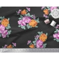 thumbnail image 3 of Soimoi Cotton Duck Fabric Florals Floral Printed Fabric 1 Yard 42 Inch Wide, 3 of 3