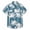 Light Blue, variant on IWRICH Men's Hawaiian Shirts Short Sleeve Button down Aloha Shirts Summer Vacation Beach Shirts Red XL