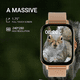 thumbnail image 2 of Reloj Inteligente Blossom  1.75'' Smartwatch Para Hombres Y Mujeres dorado, 2 of 5