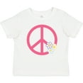 thumbnail image 3 of Inktastic Peace Sign Cute Daisy Flowers Girls Baby T-Shirt, 3 of 5