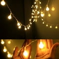 thumbnail image 3 of LED String Lights, Warm White Ball Fairy Lights, Waterproof Decorative Starry Lights for Bedroom Patio Parties, Battery Powered, 3 of 8