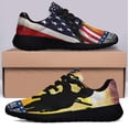 thumbnail image 3 of Memorial Day Veteran Remember and Honor Shoes Sneakers Black Size 8, 3 of 7