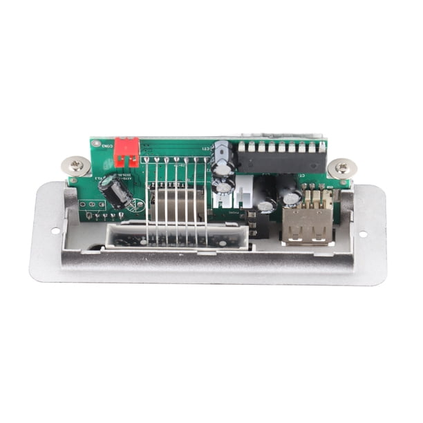 Placa De Decodificación Electrónica 12V 02EA Placa De Decodificación De MP3 Con Entrada Auxiliar Puerto USB Compatible Con Tarjeta De Memoria Y Disco U