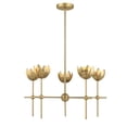 thumbnail image 2 of Meridian M100131MBK 5-Light Chandelier in Matte Black, 2 of 7
