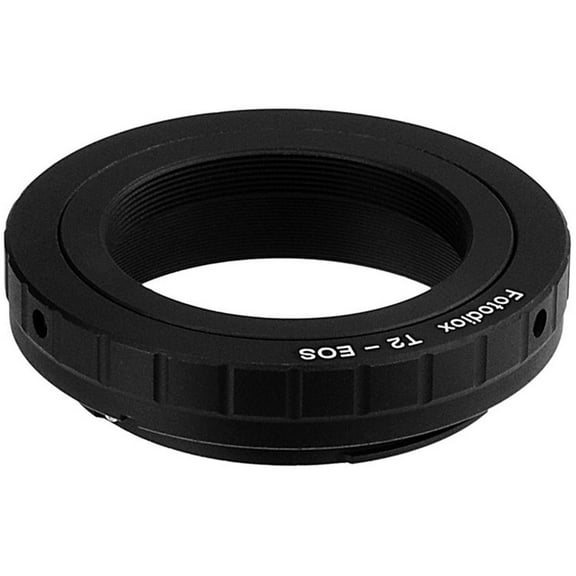 Fotodiox Lens Mount Adapter for T-Mount (T/T-2) Screw Mount SLR Lens to Canon EOS (EF, EF-S) Mount SLR Camera Body