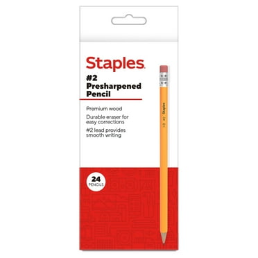 TRU RED Pre-Sharpened Wooden Pencil 2.2mm #2 Medium Lead 24/Pack (TR58558)