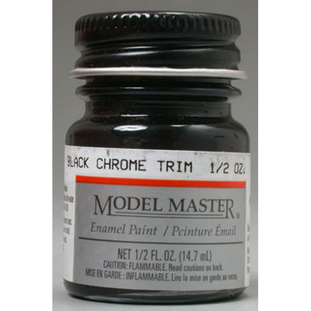 Testors 2735 MM Auto Black Chrome Trim