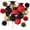Black, Gold, Red, variant on 15 Pcs Black and Green Graduation Decoration 2026 Paper Lanterns Graduation Party Decorations Hanging Round Paper Lanterns with Black Grad Hat Tassel for Congratulation Grad Decorations