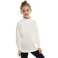 thumbnail image 2 of Leveret Solid Turtleneck 100% Cotton (14 Years, Off White), 2 of 3