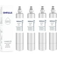 thumbnail image 1 of 847200 Refrigerator Water Filter Replacement, Compatible with Fisher& Paykel 847200, Fisher& Paykel Refrigerator Model Number Starting with E522, E442, E422, E402, 4 Filters, 1 of 6