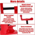 thumbnail image 5 of 2PCS/Set 3/4" Wood Gluing Pipe Clamp, Adjustable Heavy Duty Cast Iron Quick Release Pipe Clamps For Woodworking Home Improvement ,Easy to Use, 5 of 6