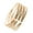 Gold, variant on Luxurious Rhinestones Bracelet for Women Crystal Cuff Bangle Fashion Accessory