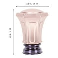 thumbnail image 2 of 2pcs Curtain Rod Finials Decorative Curtain Rod End Cap Window Curtain Supply, 2 of 9