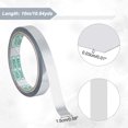 thumbnail image 2 of Self-Adhesive PVC Contact Paper Wall Stickers for Shelf Liner Dresser Drawer Locker Silver 15x0.3mm about 10m/Roll DIY, 2 of 6