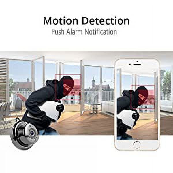 Mini Camera Nanny cam Spy Camera with Audio, Home Surveillance Camera,  Two-Way Voice and Video Call, 1080P IP HD Infrared Night Vision Motion  Detection Reminder, for Home Car Indoor Outdoor Security 