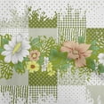thumbnail image 1 of oneOone Silk Tabby Light Green Fabric Asian Floral With Texture Craft Projects Decor Fabric Printed By The Yard 42 Inch Wide, 1 of 4