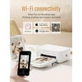 thumbnail image 2 of Restored HPRT Photo Printer 4x6,+20 Sheets&1ribbon,Wi-Fi Wireless Instant Picture Printer for iPhone, Android, Smartphone, Thermal Dye-Sublimation, AR Video Printing,Portable Photo Printers,White, 2 of 6