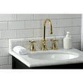 thumbnail image 2 of Kingston Brass KS2982BEX Essex Widespread Bathroom Faucet with Brass Pop-Up, Polished Brass, 2 of 8