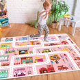 thumbnail image 4 of Xyrjova Car Play Mat - Non Slip Kids Rug for Toy Cars, Low Pile for Classroom, 4 of 6