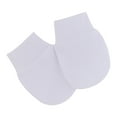 thumbnail image 2 of Fdelink Baby Mittens Toddler Gloves No Scratch Mittens Unisex Cotton Gloves for 0-6 Months Baby Boys Girls Arm Sleeve (White), 2 of 2