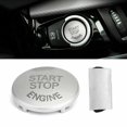 thumbnail image 2 of The start stop engine button switch cover is suitable for BMW E90 E60 E84 E83 E70 E71 Silver U4-, 2 of 5