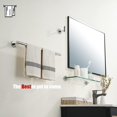 thumbnail image 4 of Double Towel Bar Matte Stainless Steel Bath Towel Rack for Bathroom Towel Holder Wall Mount Total Length TBLPB, 4 of 9
