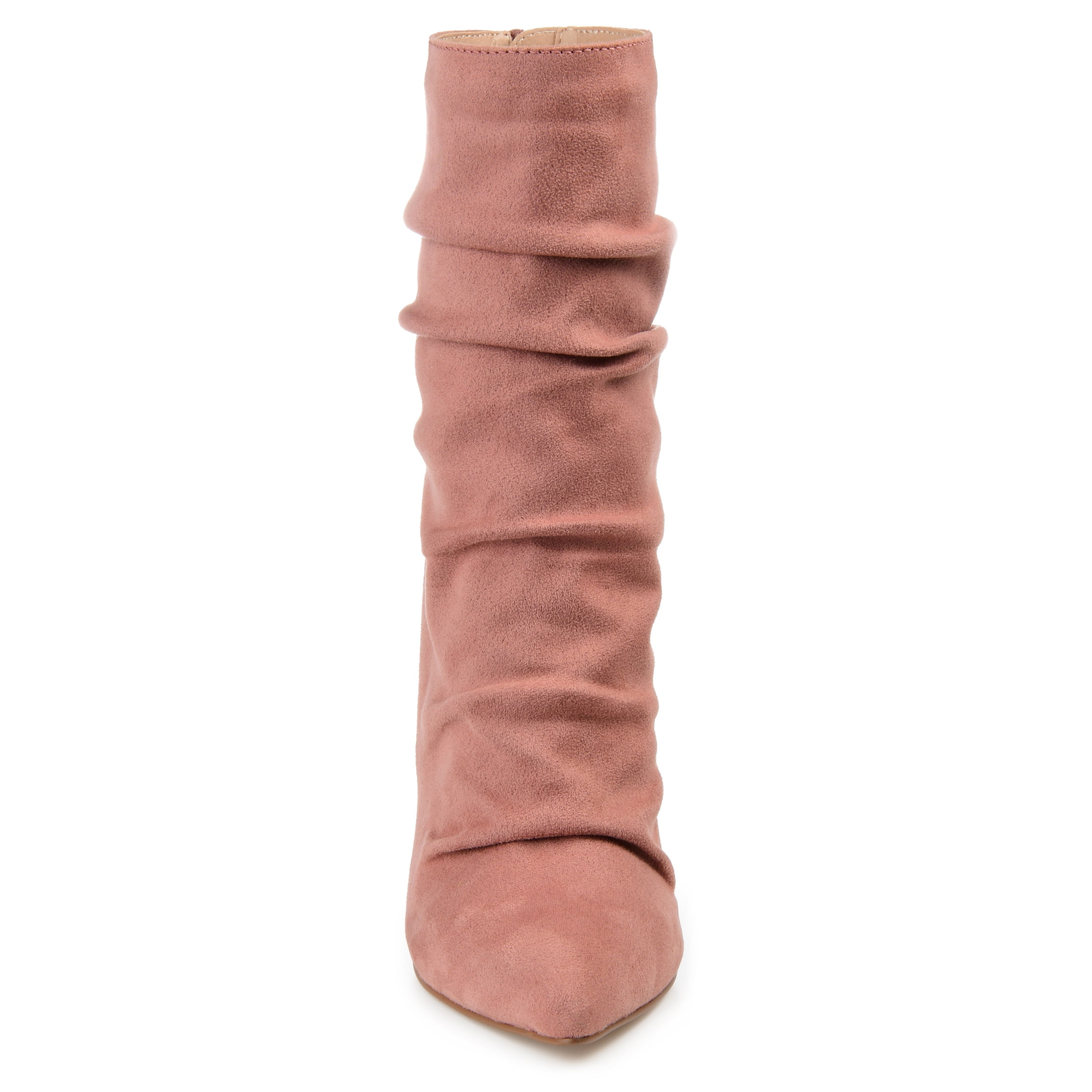 Journee Womens Markie Back Heel Zip Stiletto Booties, Widths Available