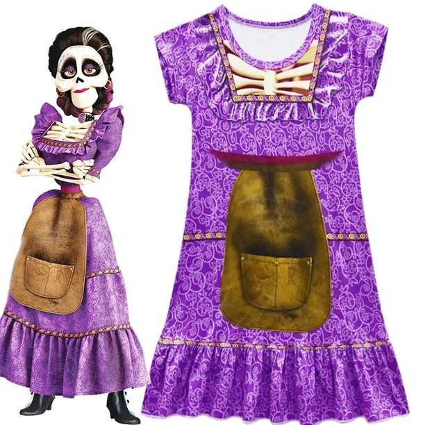 Vestido de pelicula Pixar COCO para ninos disfraces de Cosplay de halloween vestidos de fiesta de Navidad C19645CH nuevo 3 a 10 anos Walmart en linea