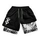 thumbnail image 3 of Pantalones cortos de gimnasio para hombre y mujer, Shorts deportivos de secado rápido con estampado 3D de Manga, 2 en 1, para verano, 3 of 5