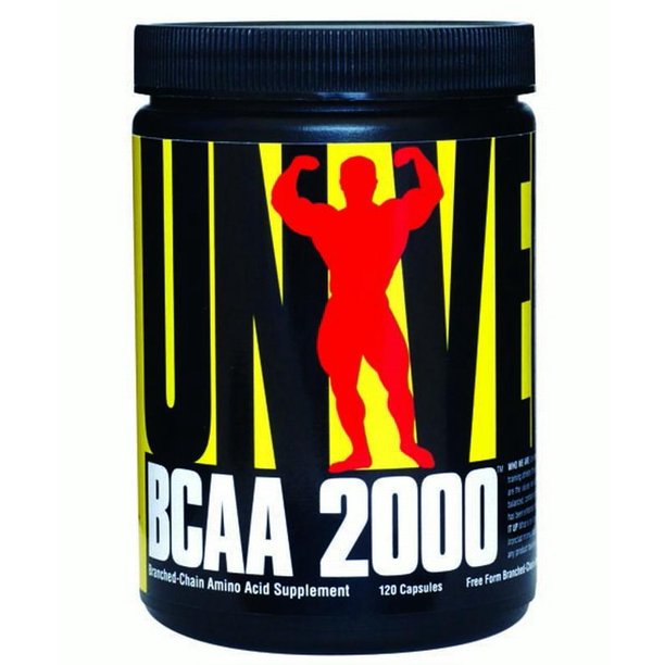 Universal Nutrition BCAA 2000 Capsules, 120 Ct