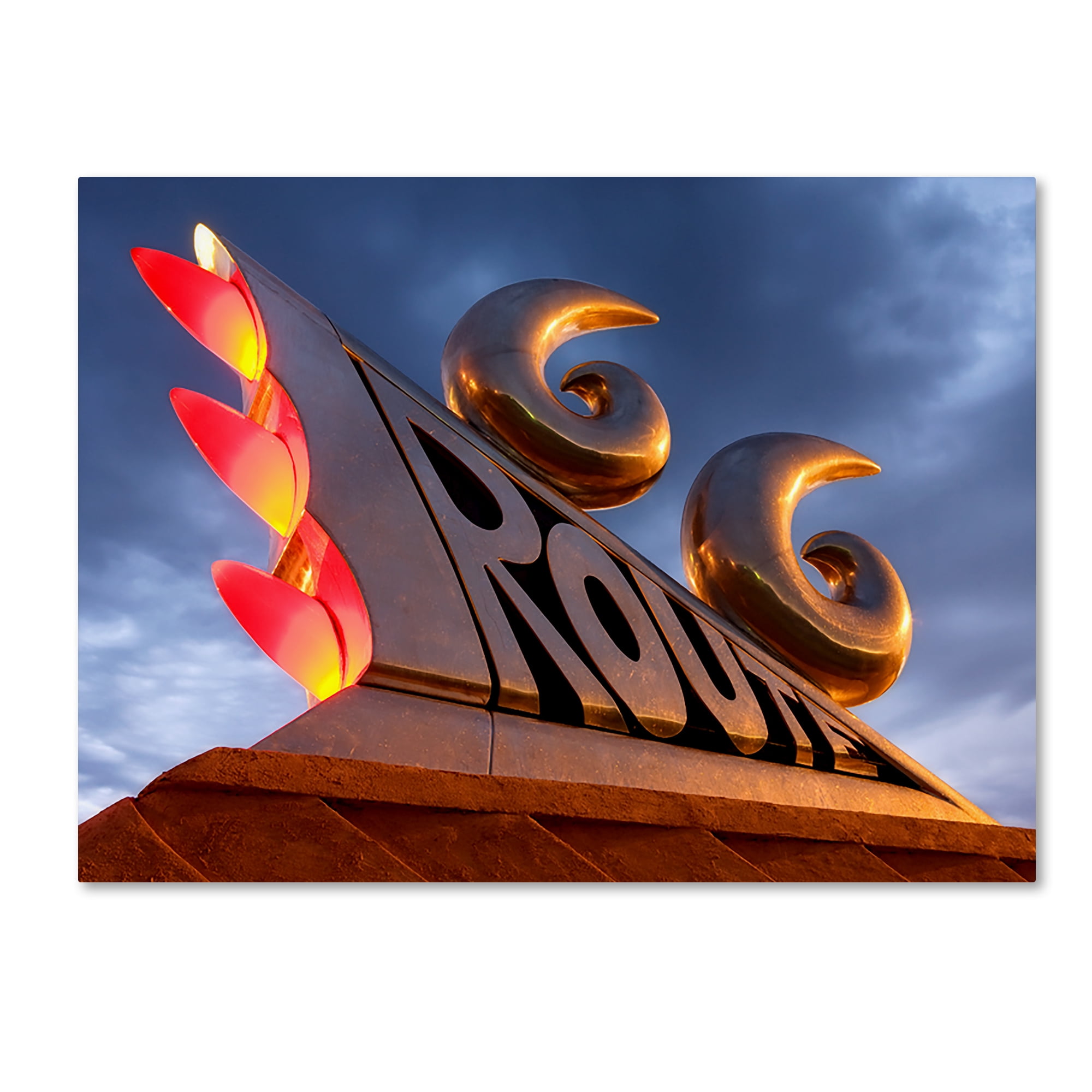 Trademark Fine Art 'Tucumcari 66 Sculpture' Canvas Art by Mike Jones