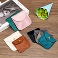 thumbnail image 4 of Uxcell 20 Paquete de Bolsas de Joyería, 3x3" Bolsas de Terciopelo Suave con Botón a Presión Almacenamiento Portátil para Anillos, Azul Lago, 4 of 7