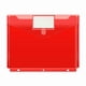 thumbnail image 2 of Bolsa para documentos A4 de 3 orificios con etiqueta (2 unidades), bolsa para documentos A4, bolsa para etiquetas, plástico resistente, vista transparente, diseño plegable, almacenamiento, 2 of 3