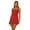 Red, variant on AJZIOJIRO Women Summer Casual Dress S-XL Sleeveless Fashion Swing Sundress Dresses for Women