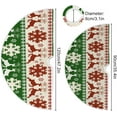 thumbnail image 3 of FMSHPON Christmas PatternDeers Xmas Christmas Tree Skirt Stand Mat for Holiday Party Decoration Indoor Outdoor 36 inches, 3 of 6