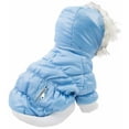 thumbnail image 3 of Pet Life ® Classic Metallic Fashion 3M Insulated Dog Coat Parka w/ Removable Hood, 3 of 7