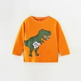 thumbnail image 2 of Ludearly Boys Hoodies Sweatshirts Dinosaur Print Long Sleeve Casual Tops For Kids Comfortable Winter Fall Spring Outerwear, 2 of 9