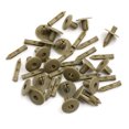 thumbnail image 1 of 20Pcs 7x17x24mm Vehículo Puerta Burlete Remaches Plástico Beis Grapas Clips de Maletero, 1 of 1