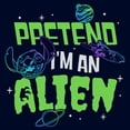thumbnail image 2 of Mens Lilo & Stitch Pretend I'm An Alien Lightweight Hoodie, 2 of 4