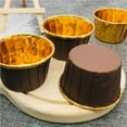 thumbnail image 4 of stanreset 100Pcs /Set Muffin Paper Cups Double-sided Aluminum Foil Cupcake Wrapper Baking Tools, 4 of 5