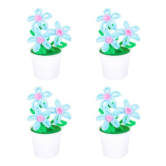 COSMOBETTY 4Pcs Diy Flowerpot Kit Craft Kits For Kids Flower Craft Kit For Kids