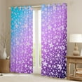 thumbnail image 2 of Manfei Purple Stars Kids Black Out Curtains, Dreamy Cartoon Curtains Pack of 2 (42x63 Each), Mystic Starry Sky Bedroom Curtains, Curtains and Drapes Decor, 2 of 6