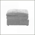 thumbnail image 4 of Modern 5pc Modular Sectional Sofa Set – Gray Suede, Plush Triple-Layer Cushions for Living Room | Gray | Suede | Cushion Back, 4 of 18