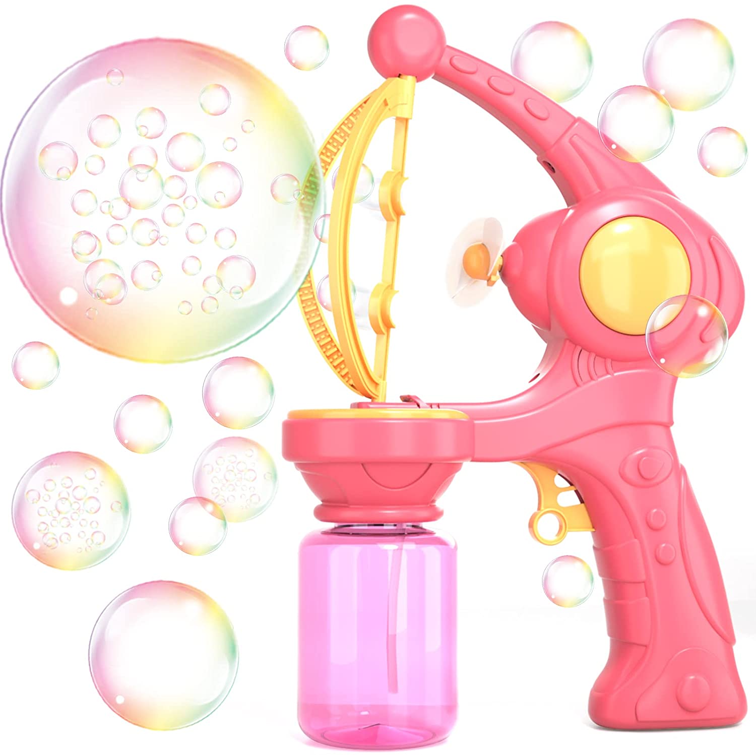 Bubble Machine Gun for Girls Kids, Automatic Bubble Gun Blower Maker