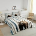 thumbnail image 3 of Erosebridal Wild Bear Bedding Queen Comforter Set, Birch Tree Down Comforter, Animal Theme Bedroom Decor, 3 of 6