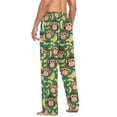 thumbnail image 7 of joogoo Men's Pajama Pants Cartoon Monkey Bananas Soft Long Sleep Lounge Pjs Bottoms L, 7 of 7