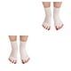 thumbnail image 4 of Greeniant 1 Pair 5 Toe Socks Overlapping Color Comfortable Breathable Dressing Solid Separation Relaxing Hosiery blanco 2piezas Greeniant CBP096066, 4 of 5