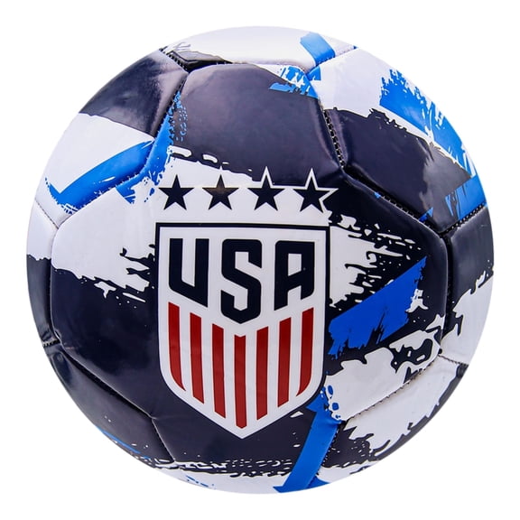 Icon Sports Official US Soccer Federation Soccer Ball - USSF133BL White Size 5