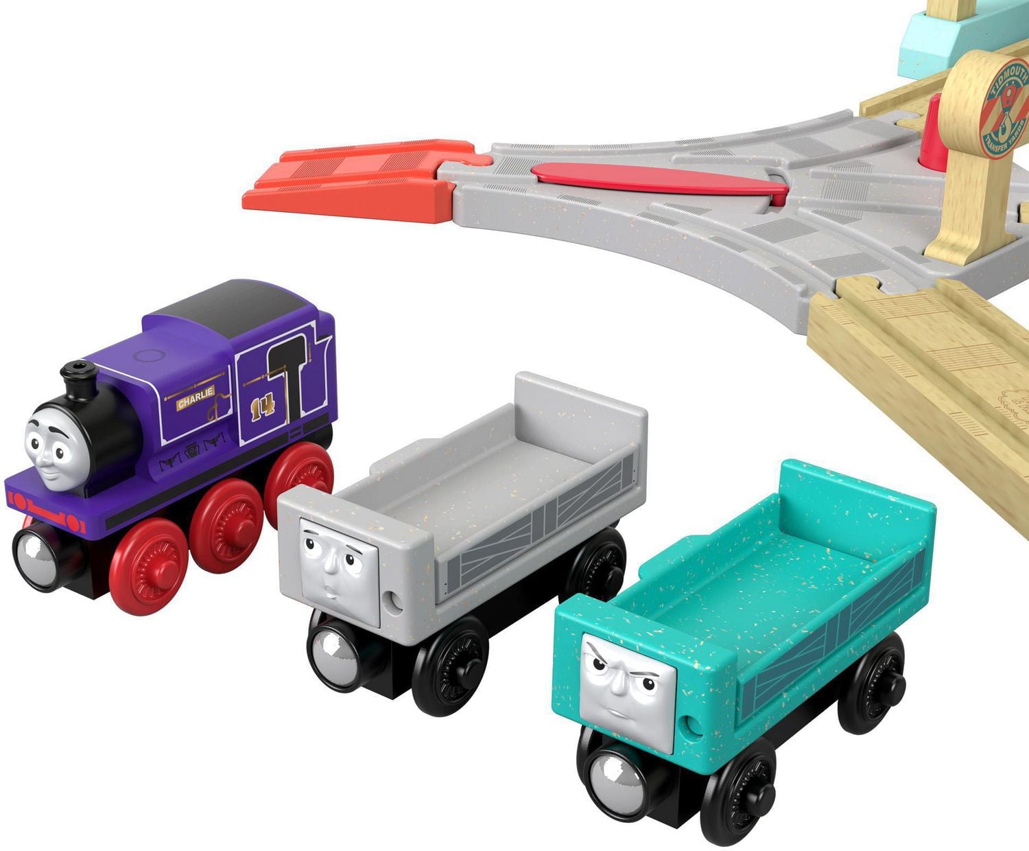 Thomas et ses Amis Bois Coffret Levage et Chargement de Cargaison