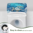 thumbnail image 4 of Renewold Sea Turtle Ocean Print Toilet Tank Lid Cover, Decorative Toilet Tank Protective Cover, Universal Machine-Washable Toilets Tanks Dust-proof Covers, Blue, 4 of 6
